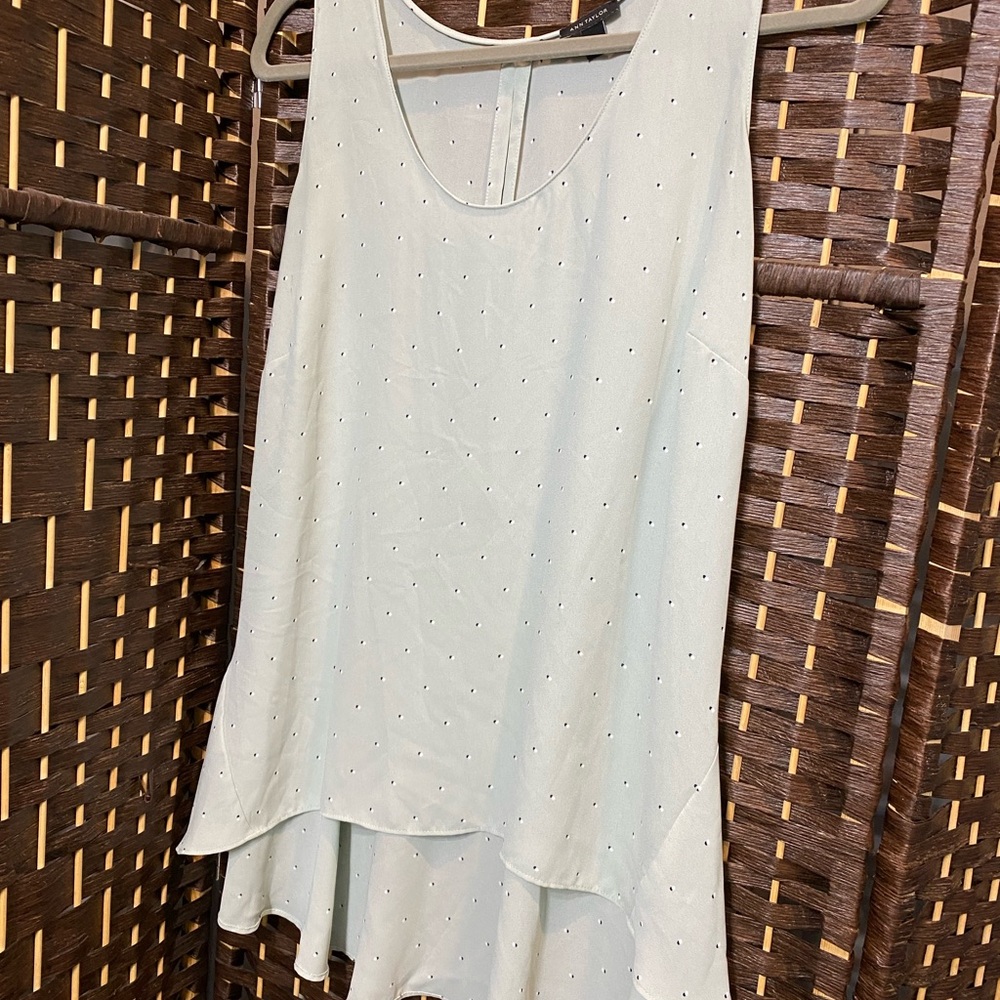 Ann Taylor Mint Green Layered Sleeveless Tank Top